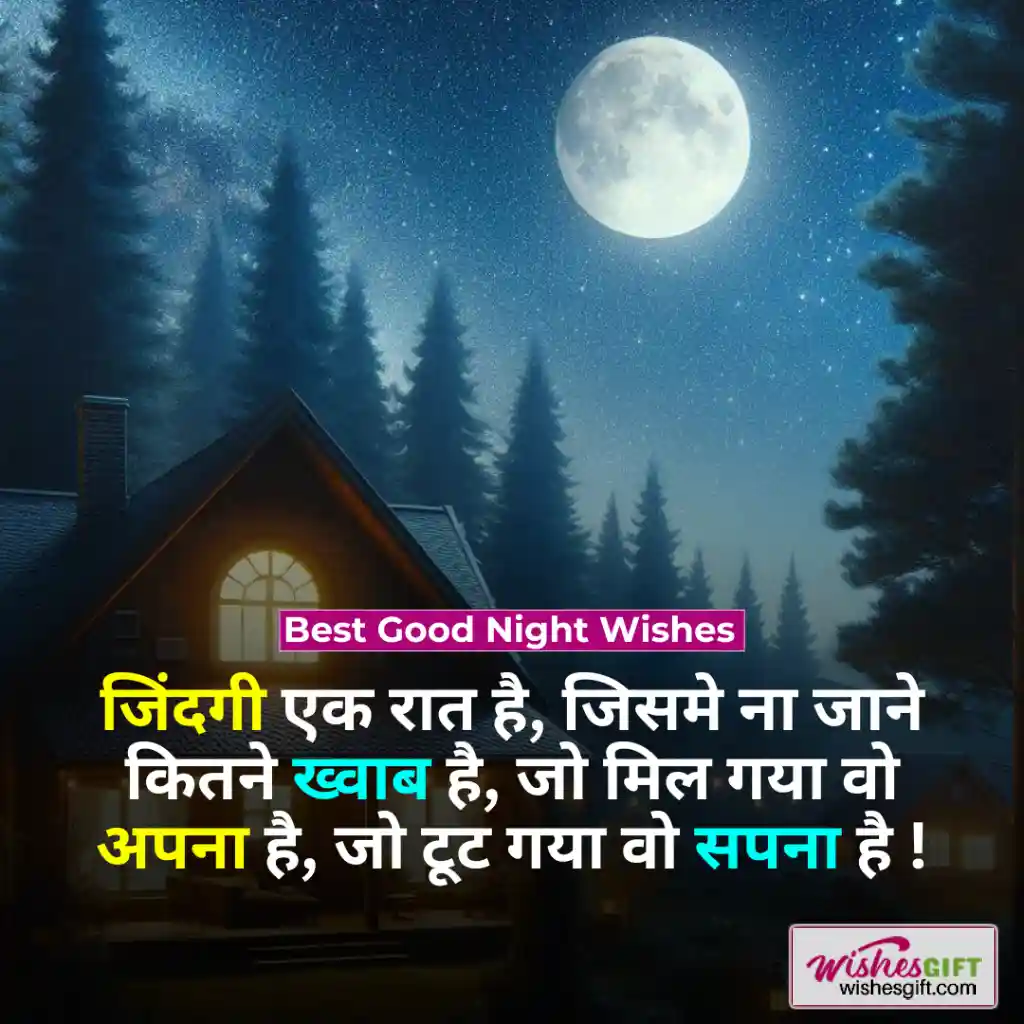 Good Night Wishes in hindi 🌙 शुभ रात्रि शुभकामनाएं 3 Best Good Night Wishes