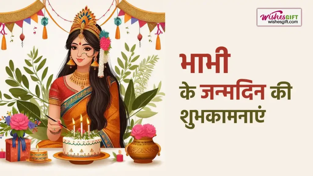 भाभी के जन्मदिन की शुभकामनाएं Birthday wishes for Bhabhi in hindi