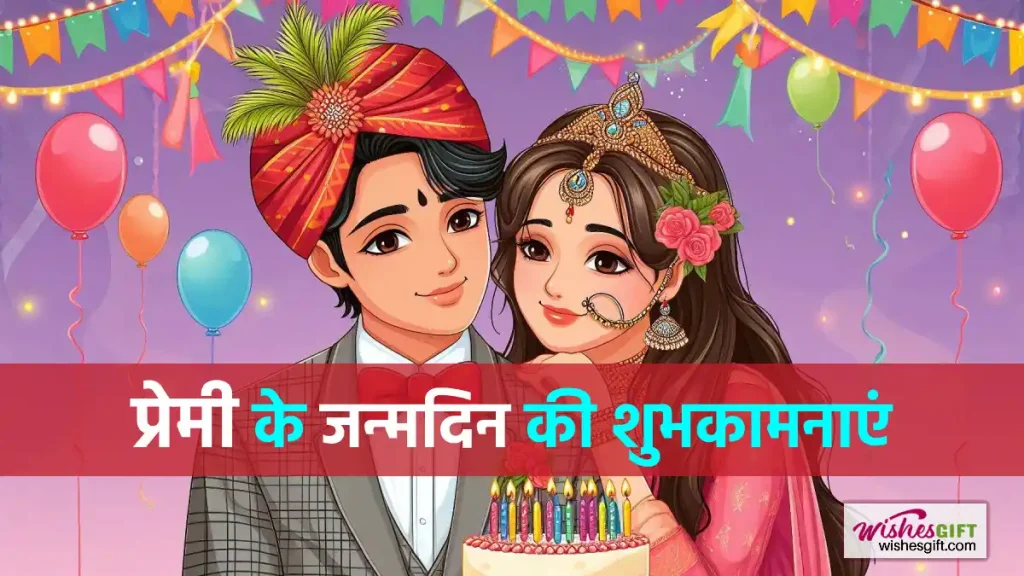 Birthday wishes for Boyfriend in hindi प्रेमी के जन्मदिन की शुभकामनाएं