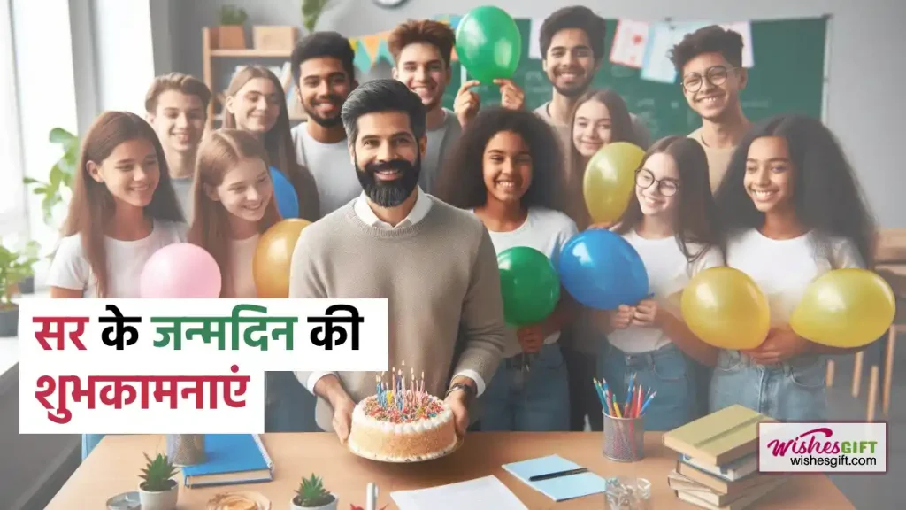 Birthday wishes for Sir in hindi सर को जन्मदिन की हार्दिक शुभकामनाएं