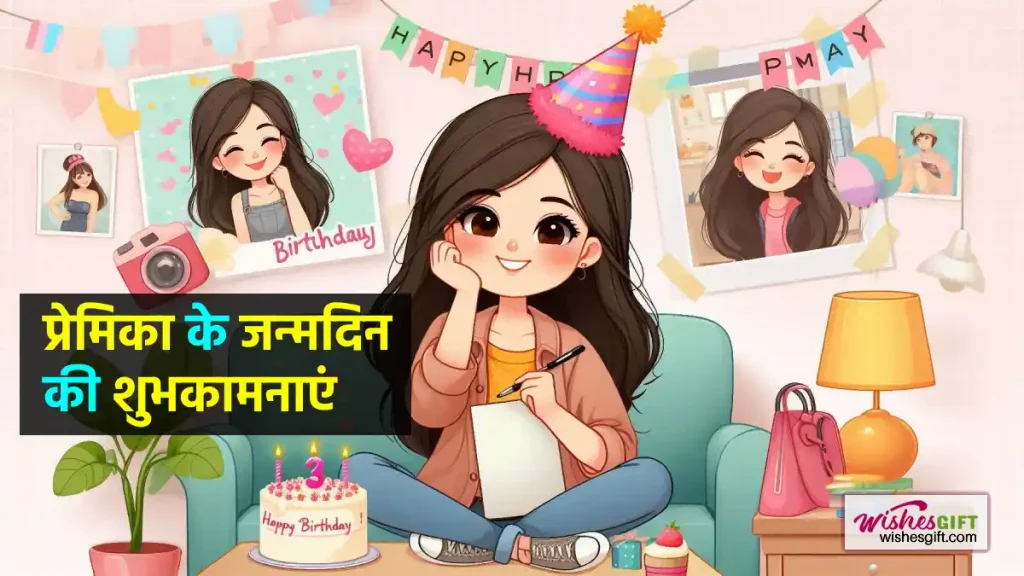 Birthday wishes for girlfriend in hindi प्रेमिका के लिए जन्मदिन की शुभकामनाएं