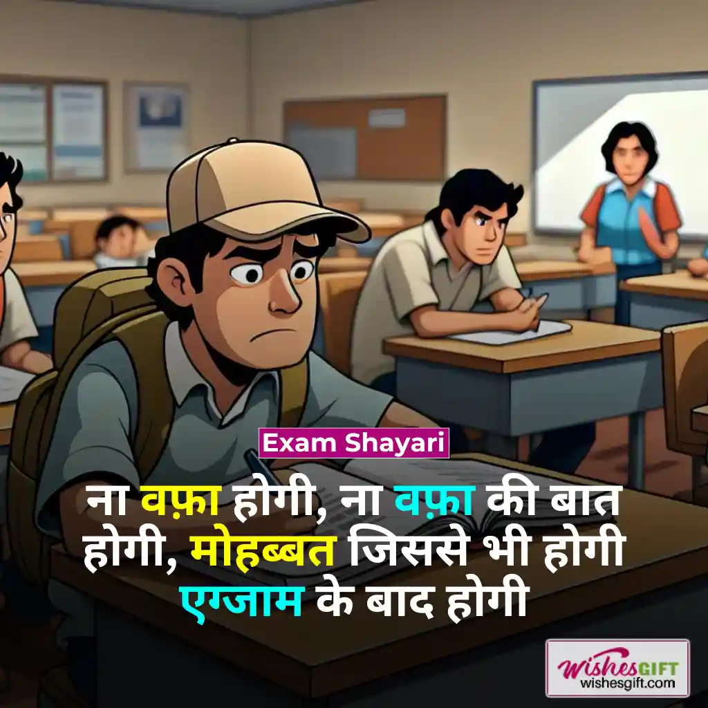 Exam Shayari