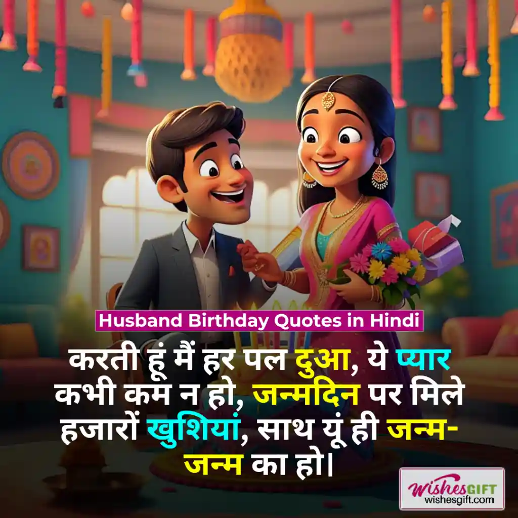 पति के जन्मदिन की शुभकामनाएं 🧔🏻 Husband Birthday wishes in hindi 4 Husband Birthday Quotes in Hindi