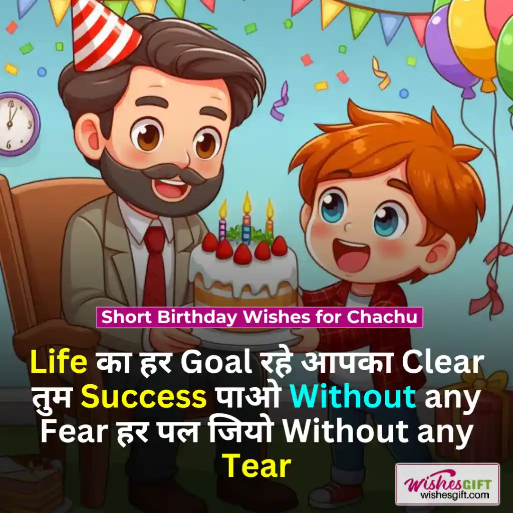 चाचू के जन्मदिन की शुभकामनाएं 👨🏽 Birthday Wishes for Chachu in hindi 4 Short Birthday Wishes for Chachu